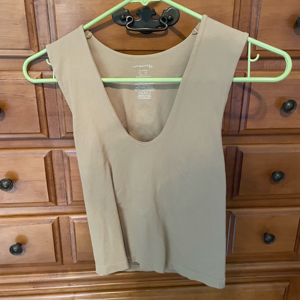 Free People clean lines muscle cami